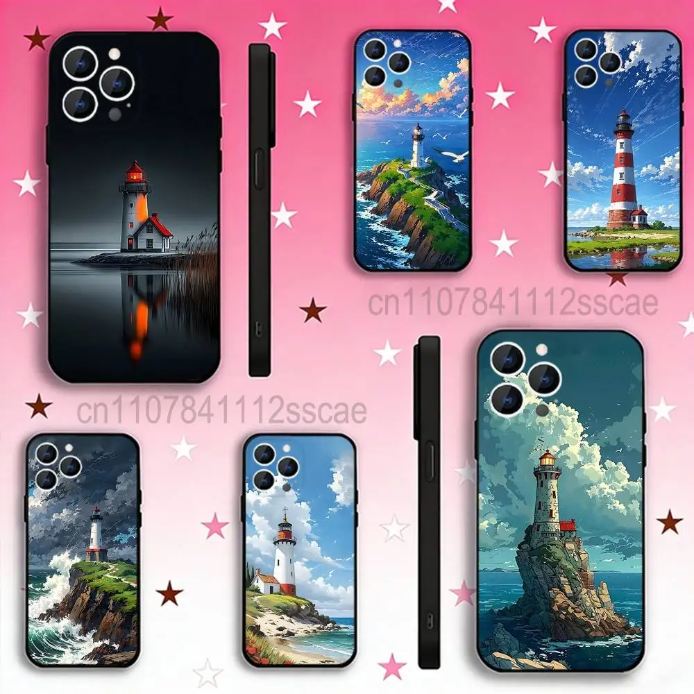 Lighthouse Phone Case For iPhone 17,16,15,14,13,12,11,Pro,Max,Plus,E,Air,Mini Protective Black Cover
Lighthouse Phone Case For iPhone 17,16,15,14,13,12,11,Pro,Max,Plus,E,Air,Mini Protective Black Cover