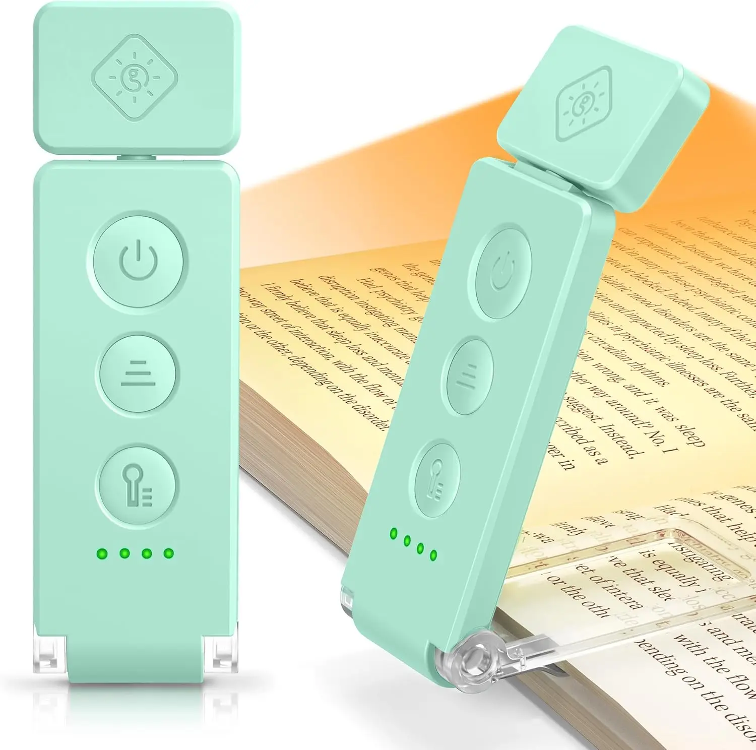 12 LED Rechargeable Book Light, 5 Colors & 5 Brightness, 100Hrs Runtime, Eye-Caring Clip-on Reading Light for Books in Bed
12 LED Rechargeable Book Light, 5 Colors & 5 Brightness, 100Hrs Runtime, Eye-Caring Clip-on Reading Light for Books in Bed