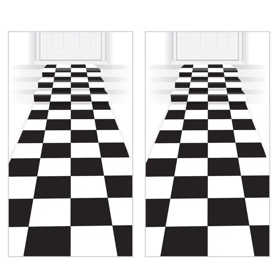 2 Piece Racing Theme Decorations Novelty Checkered Aisle Runners for 50s Theme Party Supplies
2 Piece Racing Theme Decorations Novelty Checkered Aisle Runners for 50s Theme Party Supplies