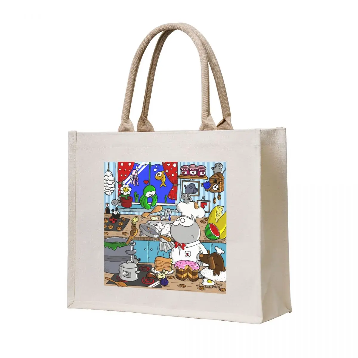 Fred the Bat - Adventures in the Kitchen Tote Bag custom fabric bag Portable shopping bag Large bags for women
Fred the Bat - Adventures in the Kitchen Tote Bag custom fabric bag Portable shopping bag Large bags for women