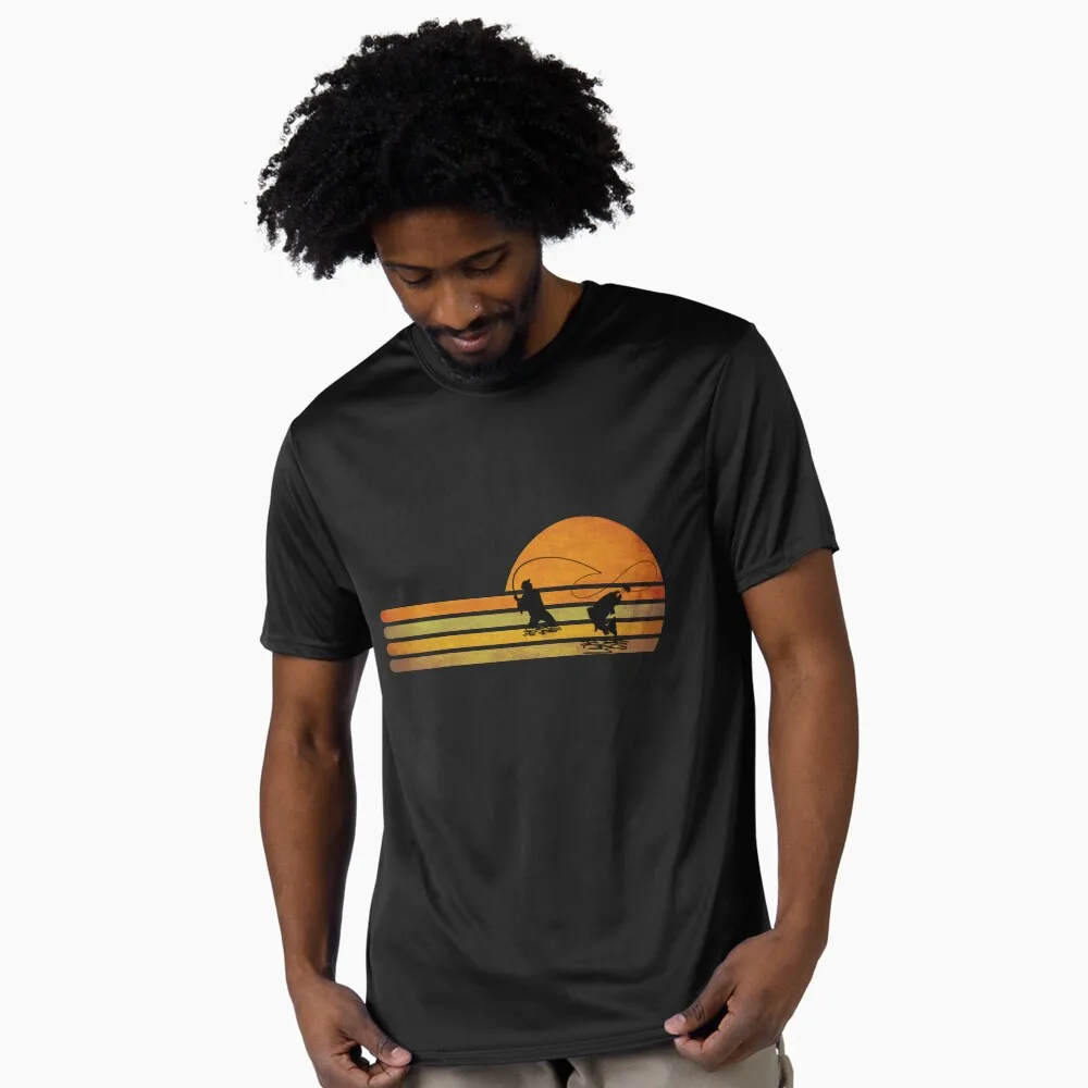 Retro Sunset Vintage Fishing Gift T shirt Fishing Lovers 100% cotton print tee O-Neck Short Sleeve Graphic Clothes All size tops
Retro Sunset Vintage Fishing Gift T shirt Fishing Lovers 100% cotton print tee O-Neck Short Sleeve Graphic Clothes All size tops
