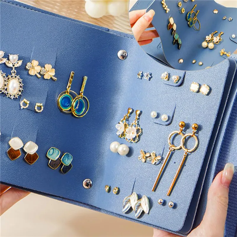 1PC PU Leather Ear Stud Storage Bag Multi-layer Jewelry Finishing Storage Organizer Book Type Storage Bag For Earrings Rings
1PC PU Leather Ear Stud Storage Bag Multi-layer Jewelry Finishing Storage Organizer Book Type Storage Bag For Earrings Rings