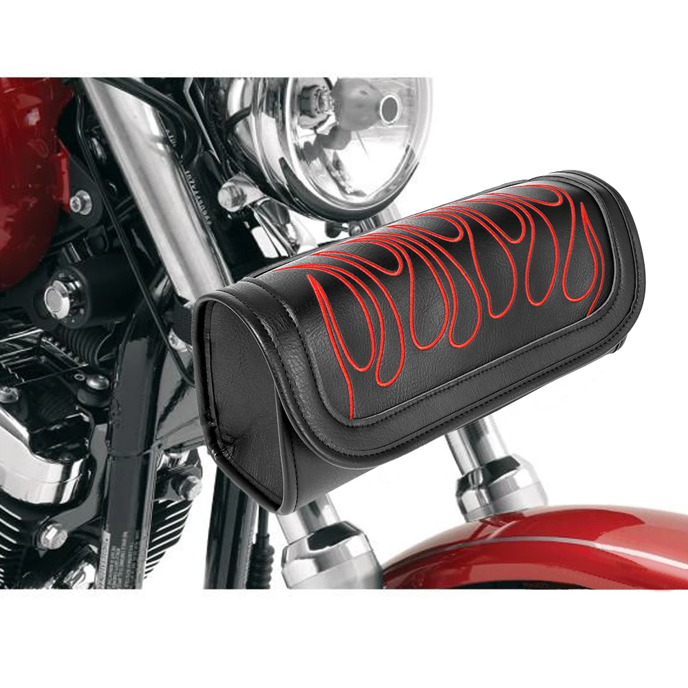 Motorcycle Saddlebags PU Leather Front Fork Tail Tool Bag Luggage For Harley Chopper Bobber Cruiser Sportster XL 883 1200 Bag
Motorcycle Saddlebags PU Leather Front Fork Tail Tool Bag Luggage For Harley Chopper Bobber Cruiser Sportster XL 883 1200 Bag