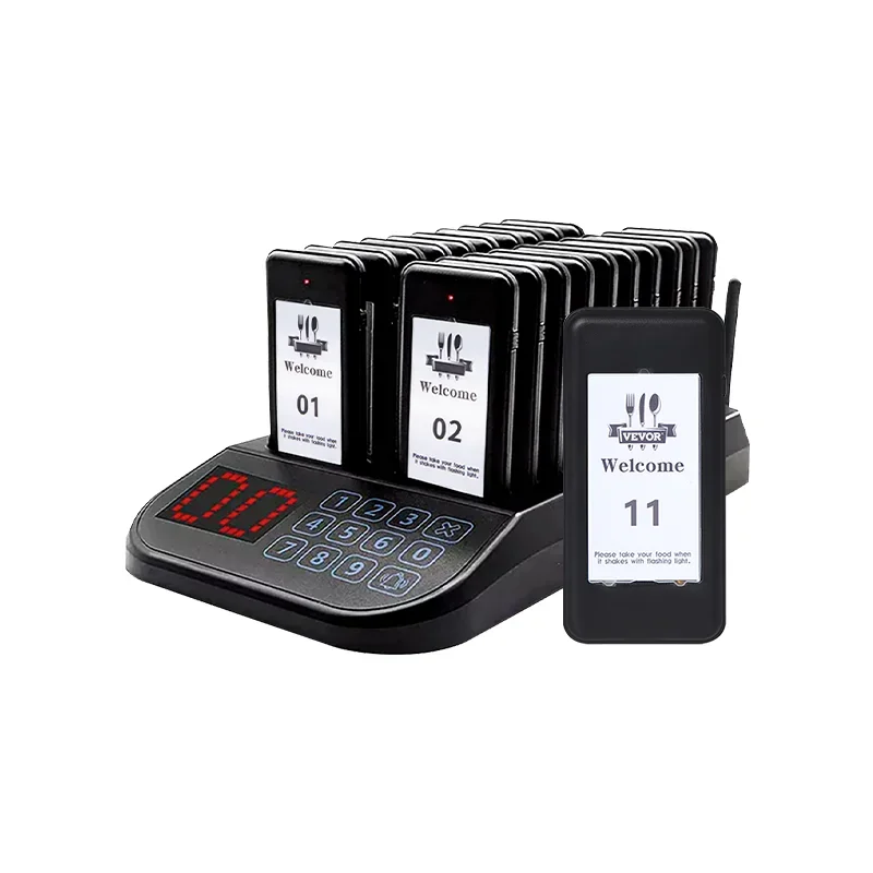 Commercial Wireless Customer Pager Buzzer 1 Keyboard And 20 Pager Wireless Pager
Commercial Wireless Customer Pager Buzzer 1 Keyboard And 20 Pager Wireless Pager
