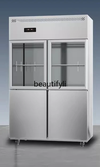 Glass Four-Door Refrigerator Commercial Kitchen Dual-Temperature Refrigeration Freezer Large Capacity
Glass Four-Door Refrigerator Commercial Kitchen Dual-Temperature Refrigeration Freezer Large Capacity