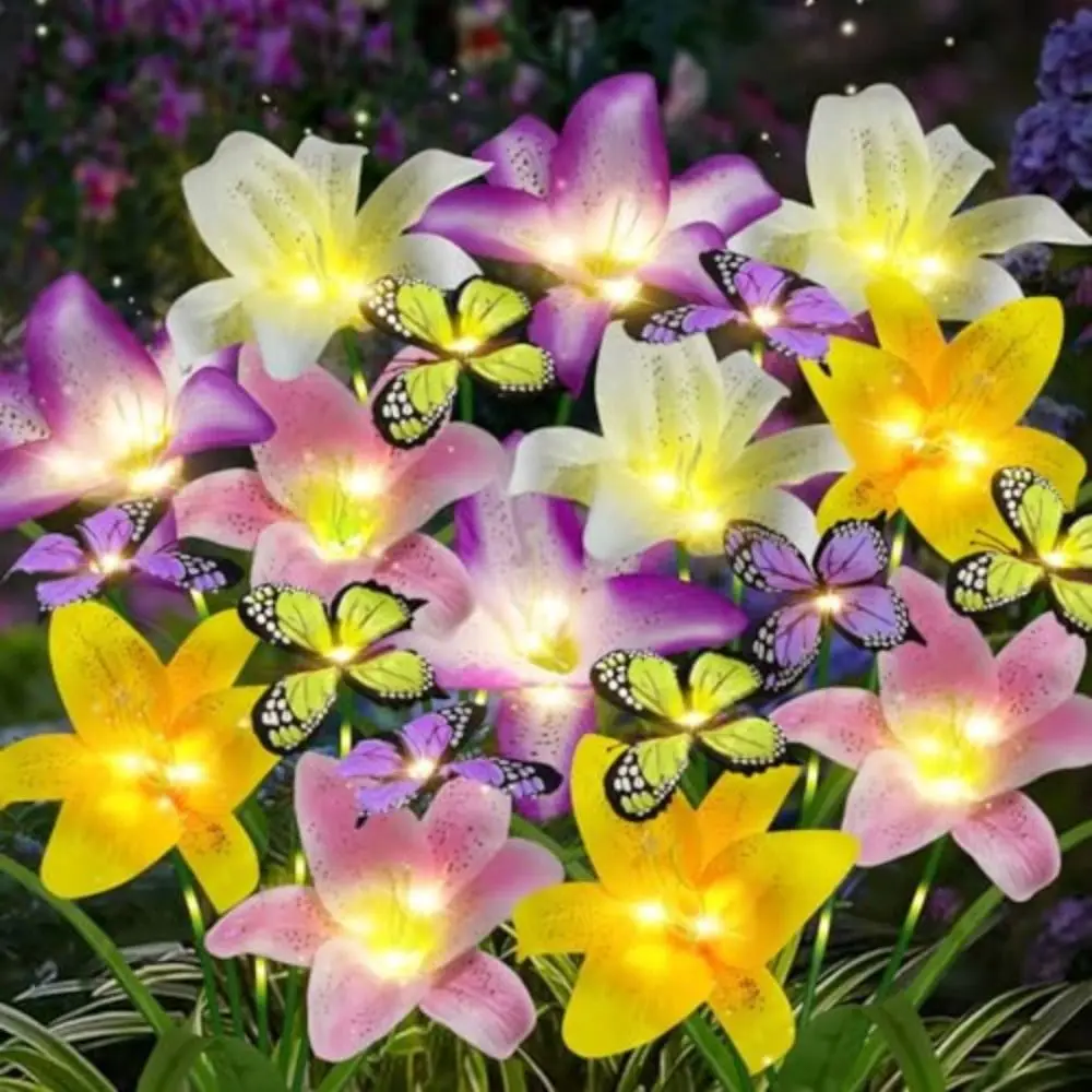 Waterproof Solar Garden Lights Butterfly Design Flower Decor Outdoor Garden Lights Ground-Mounted Lawn Lamp Courtyard Decor
Waterproof Solar Garden Lights Butterfly Design Flower Decor Outdoor Garden Lights Ground-Mounted Lawn Lamp Courtyard Decor