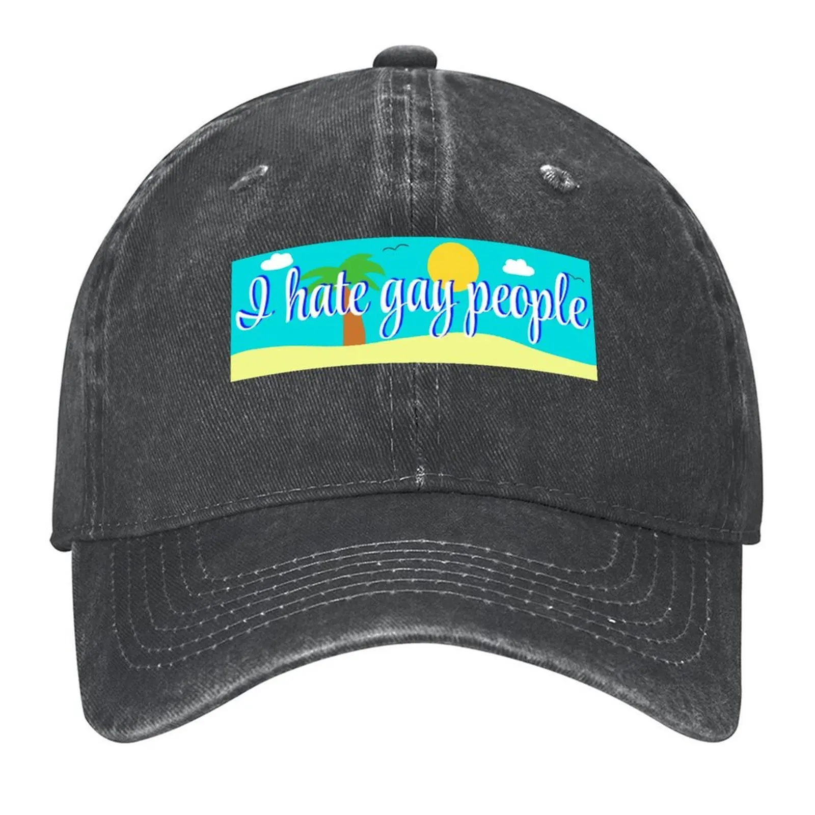 I hate gay people bumper sticker Baseball Cap Golf Hat Man Luxury Cap Visor luxury woman cap Men Women's
I hate gay people bumper sticker Baseball Cap Golf Hat Man Luxury Cap Visor luxury woman cap Men Women's