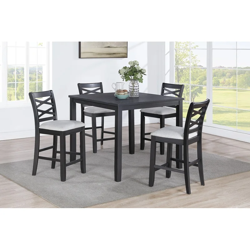 5-Piece Charcoal Counter Height Dining Set
5-Piece Charcoal Counter Height Dining Set