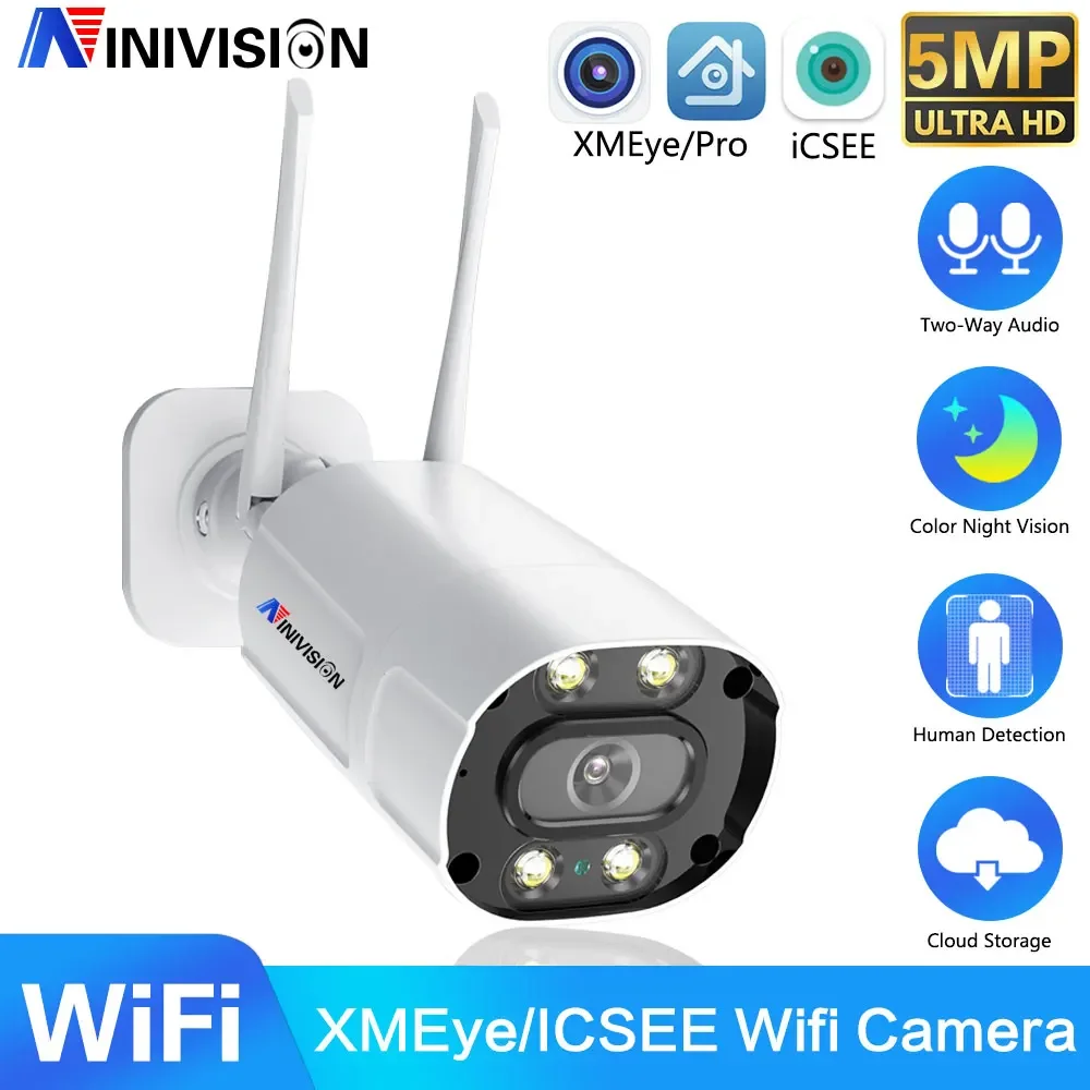 5 МП/3 Мп iCSEE XMEYE наружная Wi-Fi камера видеонаблюдения с двухсторонним звуком Bullet CCTV Цветная камера ночного видения домашняя беспроводная
5 МП/3 Мп iCSEE XMEYE наружная Wi-Fi камера видеонаблюдения с двухсторонним звуком Bullet CCTV Цветная камера ночного видения домашняя беспроводная