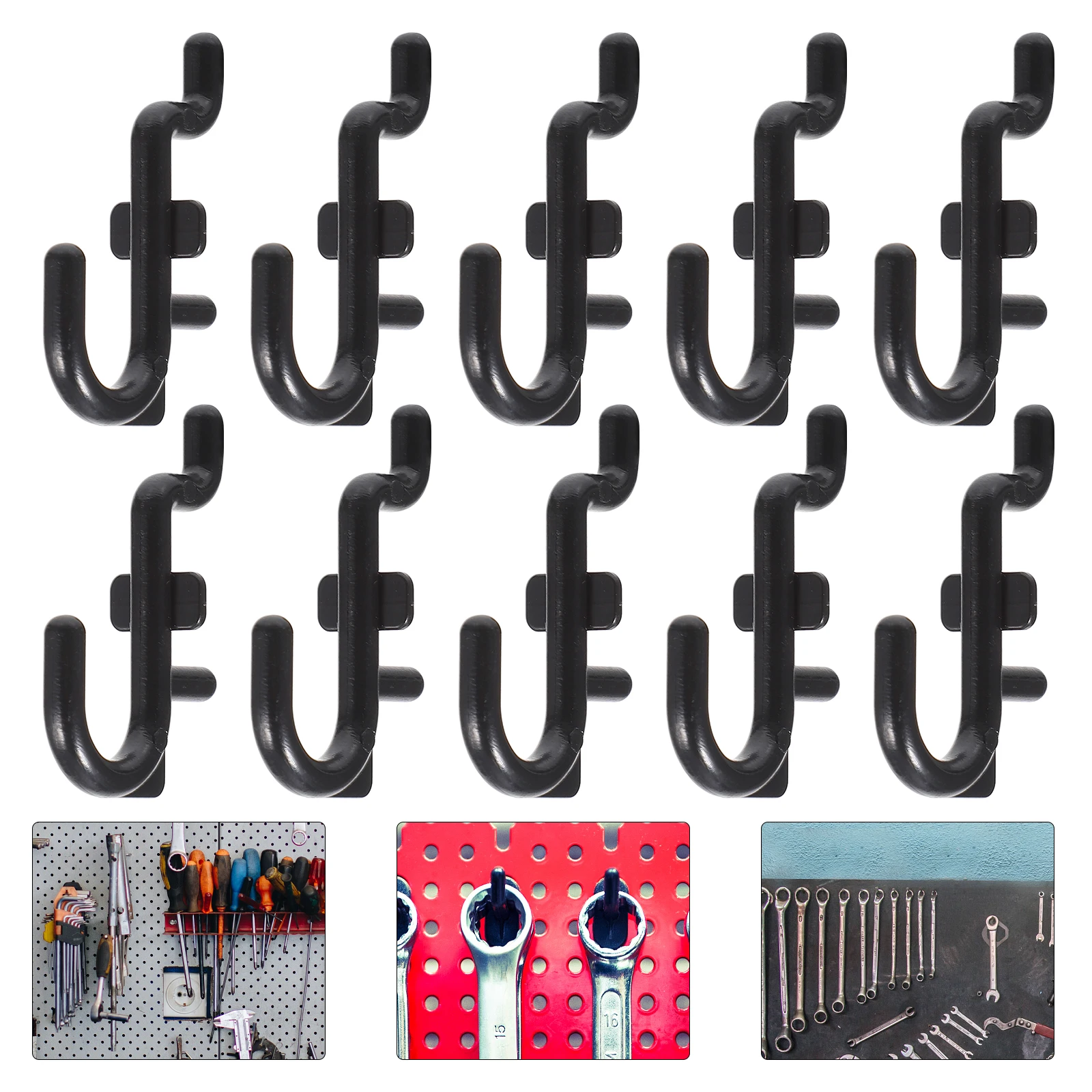 100pcs J Shape Hooks Pegboard Storage Rack Strong Plastic Material Garage Wall Mount Utility Display Organizers
100pcs J Shape Hooks Pegboard Storage Rack Strong Plastic Material Garage Wall Mount Utility Display Organizers