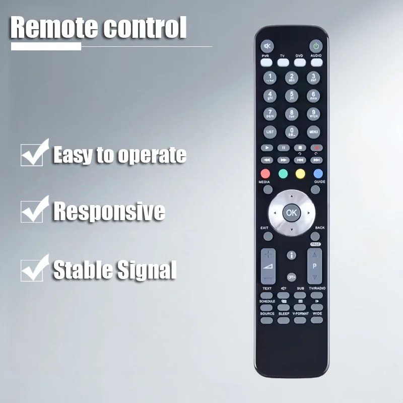 RM-F01 Portable Sensitive Remote Control Replacement for Humax - Durable Portable Remote Control
RM-F01 Portable Sensitive Remote Control Replacement for Humax - Durable Portable Remote Control