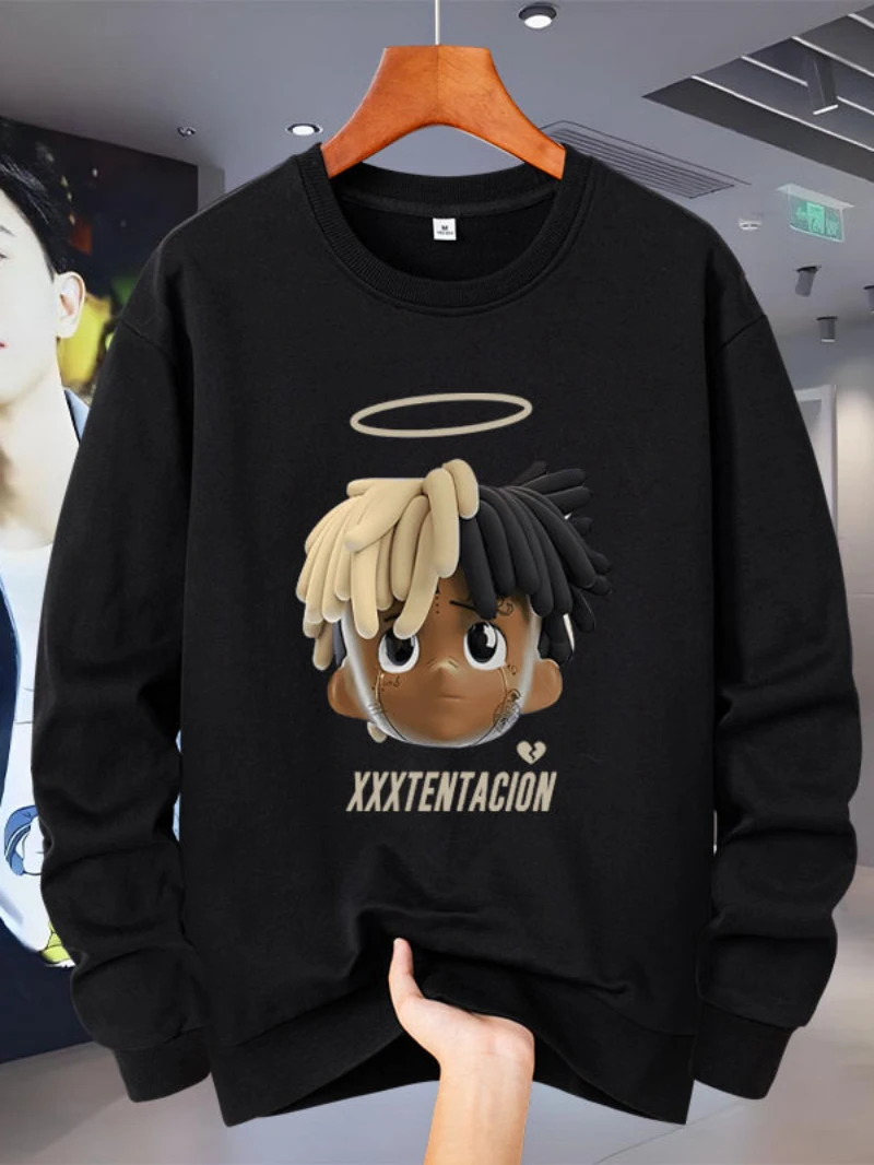 Rapper with An Anime Head Autumn and Winter Round-neck Hoodie High-end Luxury Is for Both Men and Women Top Y2k
Rapper with An Anime Head Autumn and Winter Round-neck Hoodie High-end Luxury Is for Both Men and Women Top Y2k