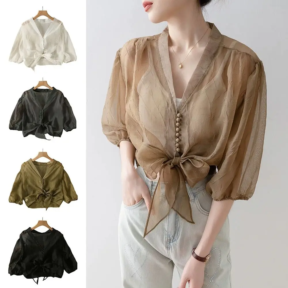 Sunscreen Top New Fashion Design Scarf Lacing Detail Solid Color Shawl High Street Simplicity Design Women Clothing Women Wear
Sunscreen Top New Fashion Design Scarf Lacing Detail Solid Color Shawl High Street Simplicity Design Women Clothing Women Wear