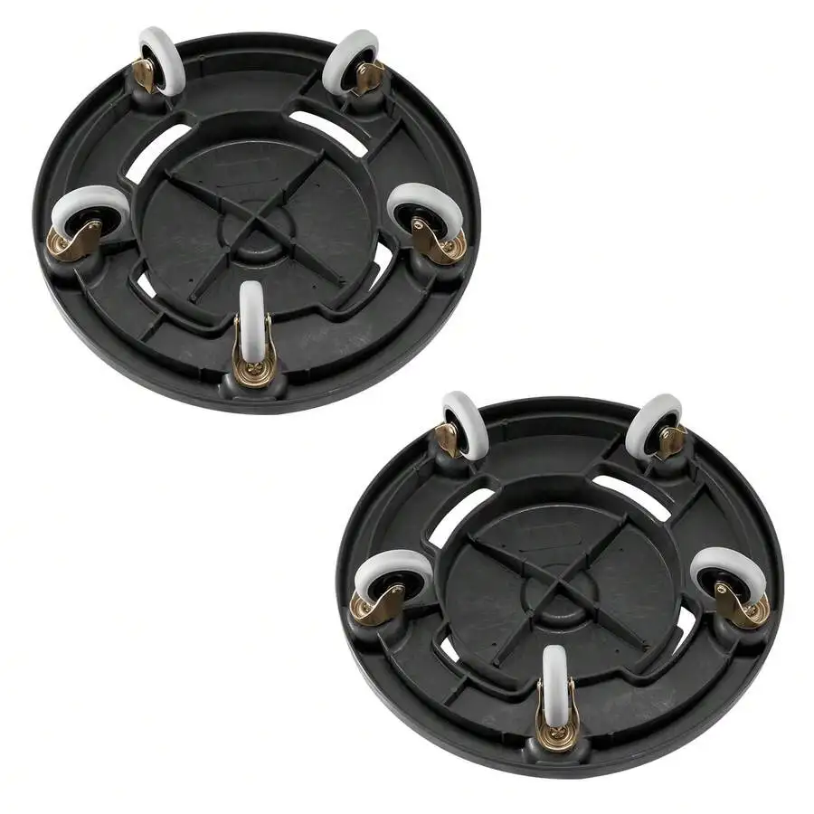 Heavy Duty Trash Can Dolly With 4 Lockable Wheels, Fits 20-55 Gallon Bins, Round Base, 500lbs Capacity
Heavy Duty Trash Can Dolly With 4 Lockable Wheels, Fits 20-55 Gallon Bins, Round Base, 500lbs Capacity