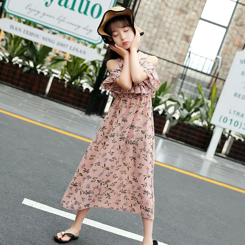 Fashionable Summer Sandal Girls' Chiffon Dress Trendy Little Kids' Long Dress Beach Dress Stylish Skirt for Girls
Fashionable Summer Sandal Girls' Chiffon Dress Trendy Little Kids' Long Dress Beach Dress Stylish Skirt for Girls