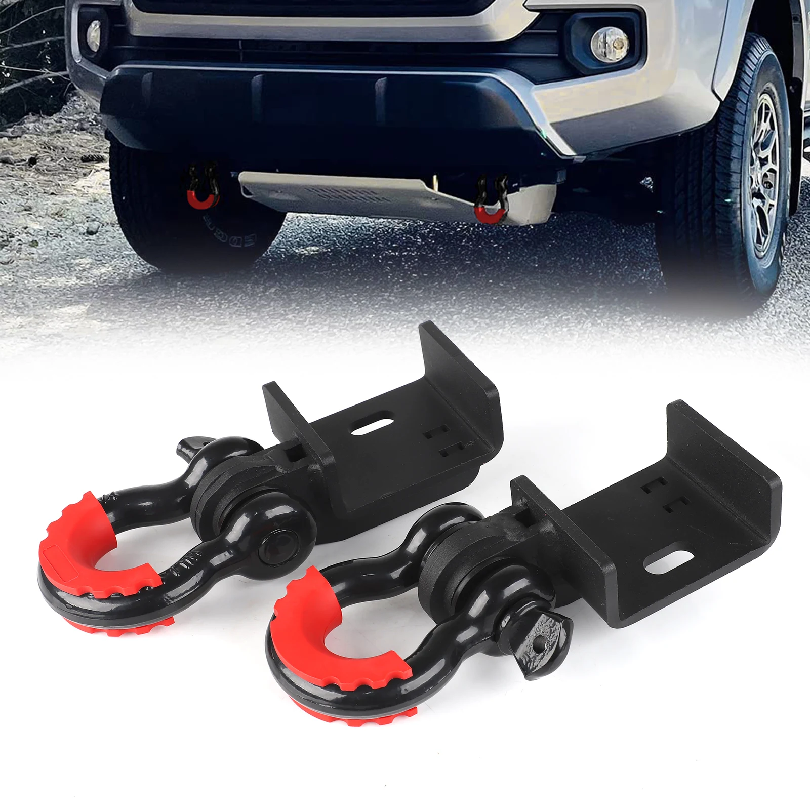 Для Toyota Tacoma 2009-2024 передний кронштейн для буксирного крюка Demon с D-образным кольцом, совместимый
Для Toyota Tacoma 2009-2024 передний кронштейн для буксирного крюка Demon с D-образным кольцом, совместимый