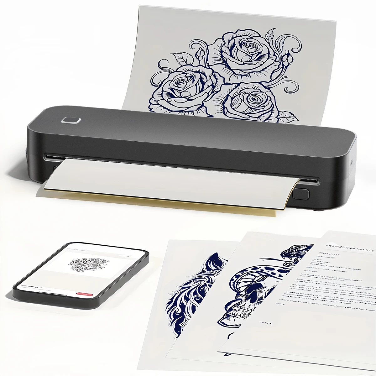 Термальный принтер для татуировок, беспроводной Bluetooth, портативный прибор для изготовления этикеток для домашнего бизнеса, совместимый с iPhone, Android Mac Window
Термальный принтер для татуировок, беспроводной Bluetooth, портативный прибор для изготовления этикеток для домашнего бизнеса, совместимый с iPhone, Android Mac Window