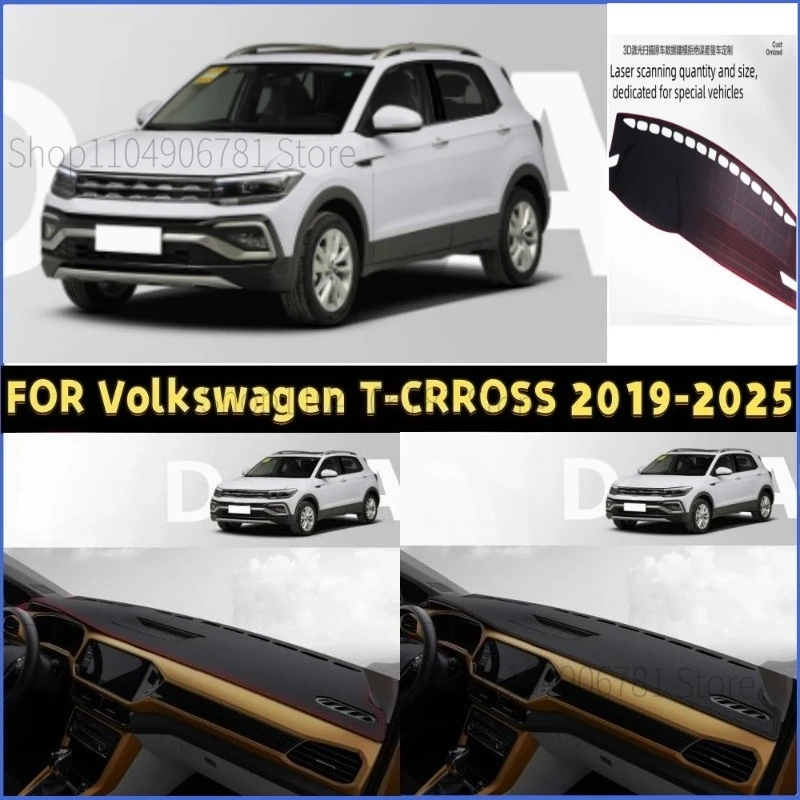 FOR Volkswagen T-CRROSS 2019-2025 Car Dash Mat Dashmat Dashboard Mat Cover Sun Shade Dash Board Cover Carpet Accessories
FOR Volkswagen T-CRROSS 2019-2025 Car Dash Mat Dashmat Dashboard Mat Cover Sun Shade Dash Board Cover Carpet Accessories