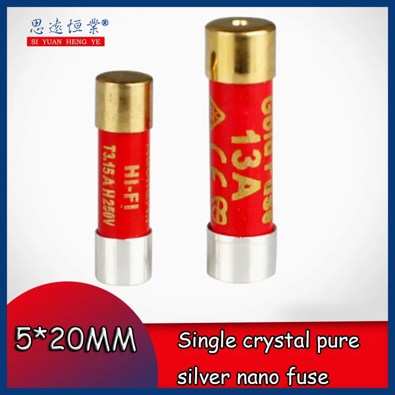 1 шт., HIFI лихорадка, однокристаллический нано-предохранитель из чистого серебра, позолоченный колпачок, аудио предохранительная трубка 5x20 мм
1 шт., HIFI лихорадка, однокристаллический нано-предохранитель из чистого серебра, позолоченный колпачок, аудио предохранительная трубка 5x20 мм