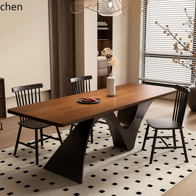HTT antique dining table retro rectangular living room home minimalist creative small apartment dining table
HTT antique dining table retro rectangular living room home minimalist creative small apartment dining table