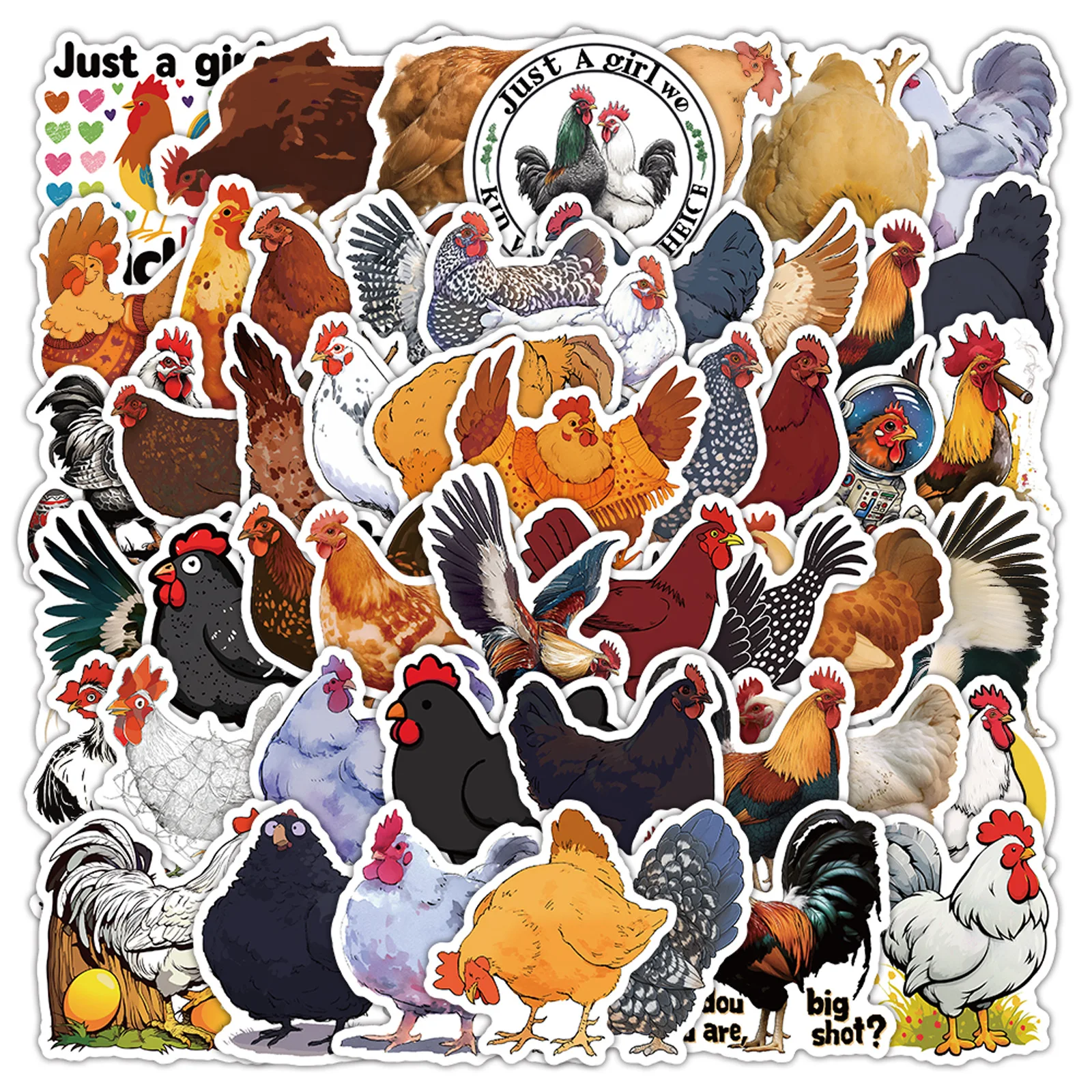 10/30/63PCS Cute Hen Graffiti Stickers Kawaii Chicken Animal Cartoon Decal Notebook Phone Guitar Suitase Fridge Cup Car Kid Toys
10/30/63PCS Cute Hen Graffiti Stickers Kawaii Chicken Animal Cartoon Decal Notebook Phone Guitar Suitase Fridge Cup Car Kid Toys
