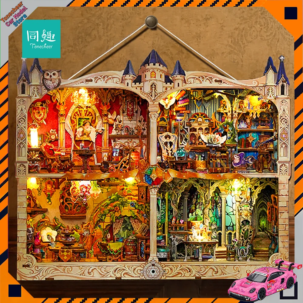 New Tonecheer Four Magic Colleges Wooden Puzzle Story Frame Building Blocks Diorama Model Kit 3D Wooden Dollhouse Surprise Toys
New Tonecheer Four Magic Colleges Wooden Puzzle Story Frame Building Blocks Diorama Model Kit 3D Wooden Dollhouse Surprise Toys