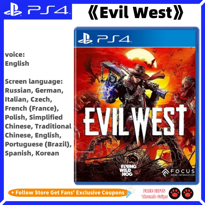 Sony Playstatio4 PS4 Genuine New Game CD Evil West Playstation4 Game Card SONY Ps4 Games Evil West
Sony Playstatio4 PS4 Genuine New Game CD Evil West Playstation4 Game Card SONY Ps4 Games Evil West