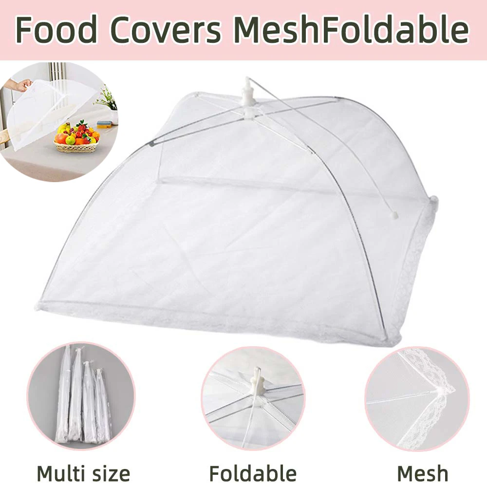 Food Covers Mesh Foldable Kitchen Anti Fly insect Mosquito Tent Dome Net Umbrella Picnic Protect Dish Cover Kitchen Accessories
Food Covers Mesh Foldable Kitchen Anti Fly insect Mosquito Tent Dome Net Umbrella Picnic Protect Dish Cover Kitchen Accessories