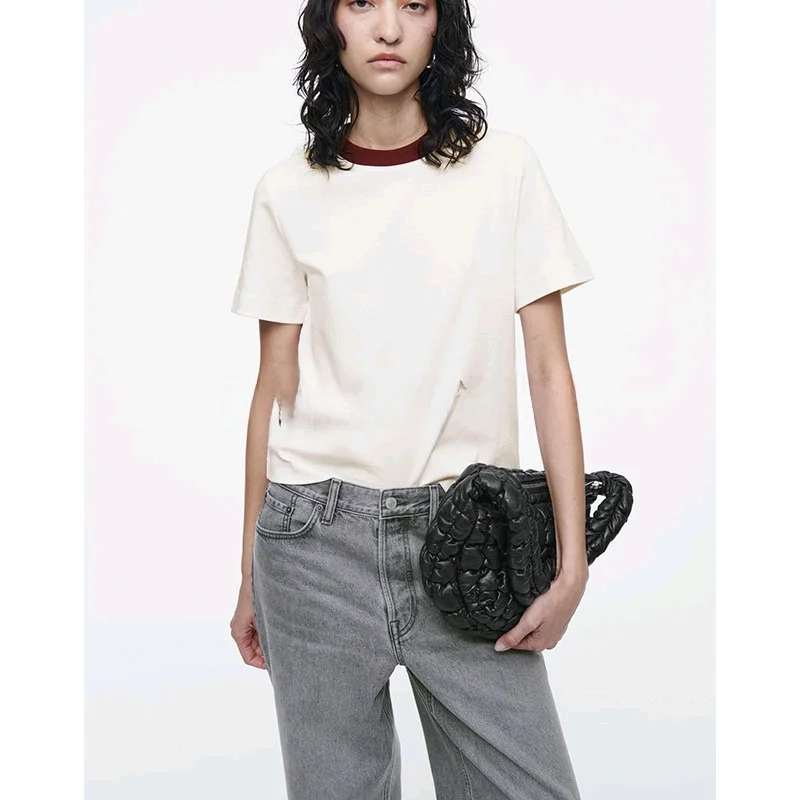 Spring New Arrival Women's Casual Sle Stand Fit ort Sve round Ne T-irt Color Blo Top Polyester Cotton Blend
Spring New Arrival Women's Casual Sle Stand Fit ort Sve round Ne T-irt Color Blo Top Polyester Cotton Blend