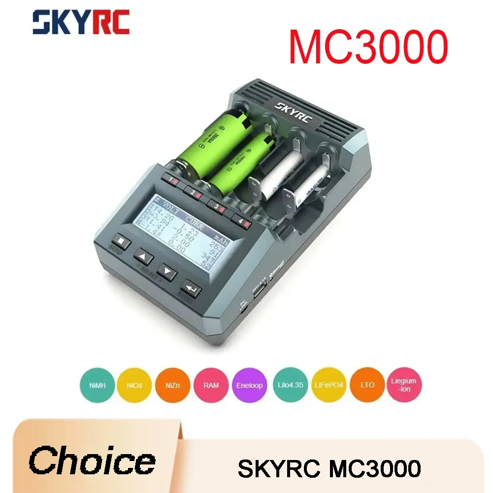 SKYRC MC3000 Bluetooth цилиндрическое зарядное устройство для Ni-MH NiCd NiMh никель-цинковых батарей с управлением гарнитурой по телефону
SKYRC MC3000 Bluetooth цилиндрическое зарядное устройство для Ni-MH NiCd NiMh никель-цинковых батарей с управлением гарнитурой по телефону