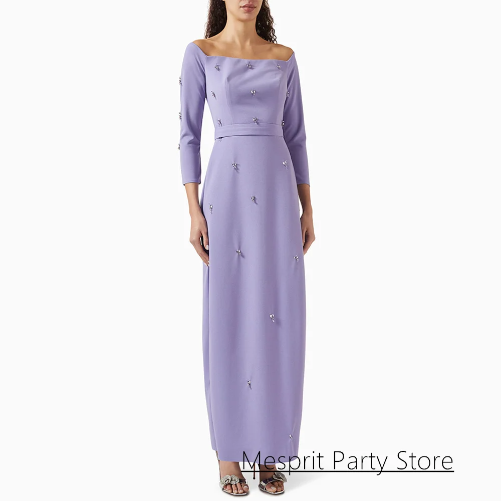 Arabic Evening Dress Special Occasion Customized 3/4 Sleeves Beading Ankle Length Saudi Party Gown Formal Prom Dresses
Arabic Evening Dress Special Occasion Customized 3/4 Sleeves Beading Ankle Length Saudi Party Gown Formal Prom Dresses