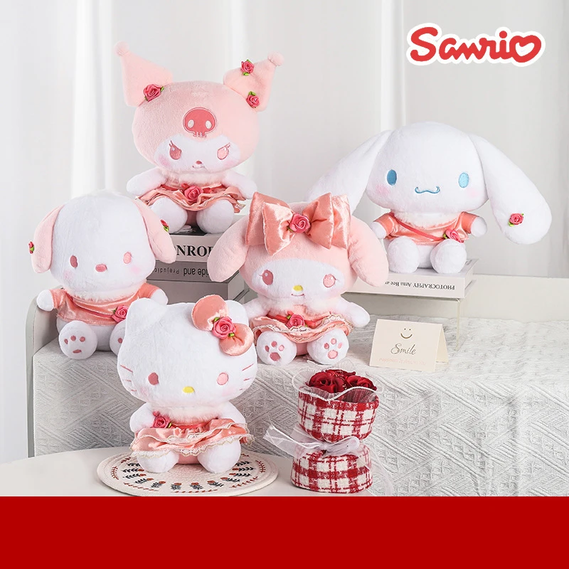 Kawaii Hello Kitty Kuromi My Melody 28 см бархатная роза серии плюшевая кукла-подушка аниме Sanrio Girly Heart милые плюшевые игрушки в подарок
Kawaii Hello Kitty Kuromi My Melody 28 см бархатная роза серии плюшевая кукла-подушка аниме Sanrio Girly Heart милые плюшевые игрушки в подарок
