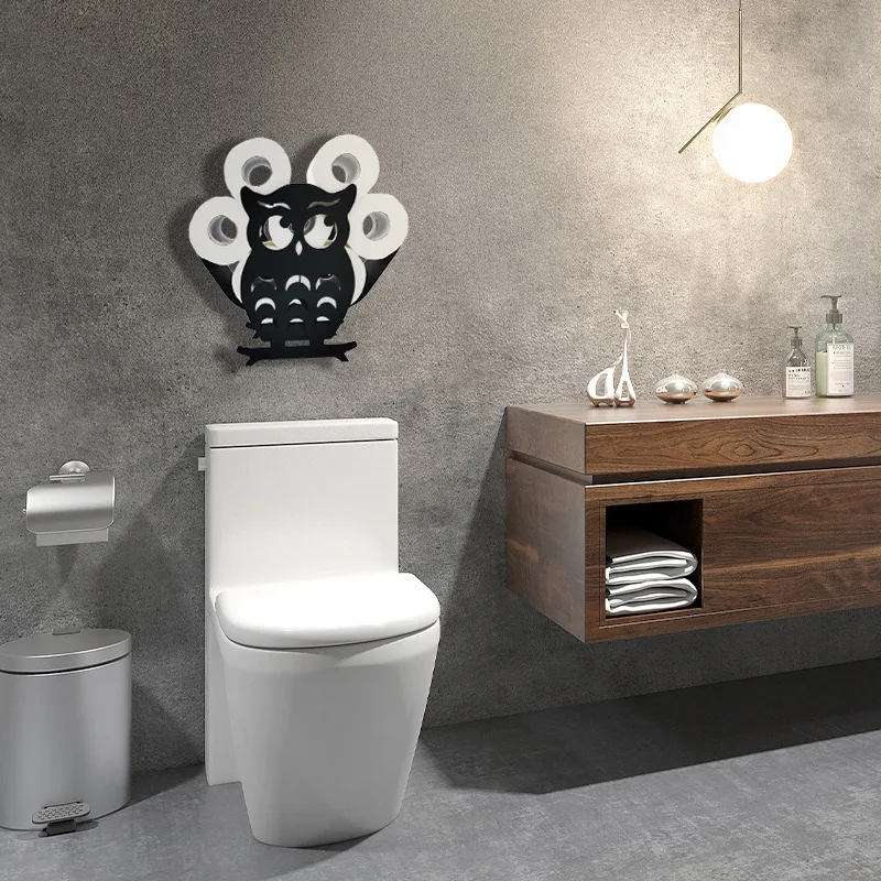 Nordic Modern Minimalist Owl Tissue Holder Bathroom Toilet Tissue Holder Storage Rack Restaurant Household Iron Tissue Holder
Nordic Modern Minimalist Owl Tissue Holder Bathroom Toilet Tissue Holder Storage Rack Restaurant Household Iron Tissue Holder