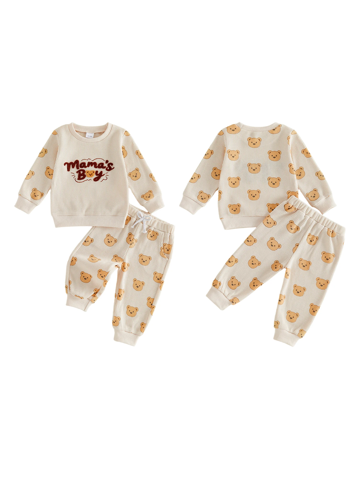 Toddler Boy 2-Piece Winter Outfit Cozy Fleece Hoodie Jogger Set Cute Bear Embroidery Warm Clothes for Cold Days
Toddler Boy 2-Piece Winter Outfit Cozy Fleece Hoodie Jogger Set Cute Bear Embroidery Warm Clothes for Cold Days