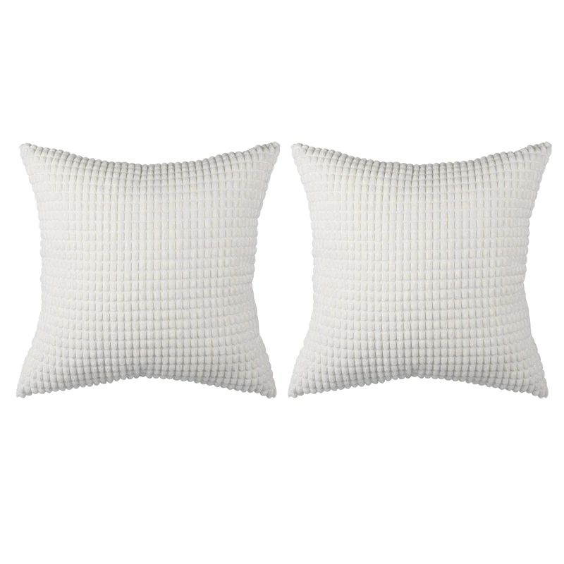 Pack Of 2, Corduroy Soft Solid Christmas Decorative Square Throw Pillow Covers Set Cushion Case For Sofa Bedroom Car 18 X 18 Inc
Pack Of 2, Corduroy Soft Solid Christmas Decorative Square Throw Pillow Covers Set Cushion Case For Sofa Bedroom Car 18 X 18 Inc