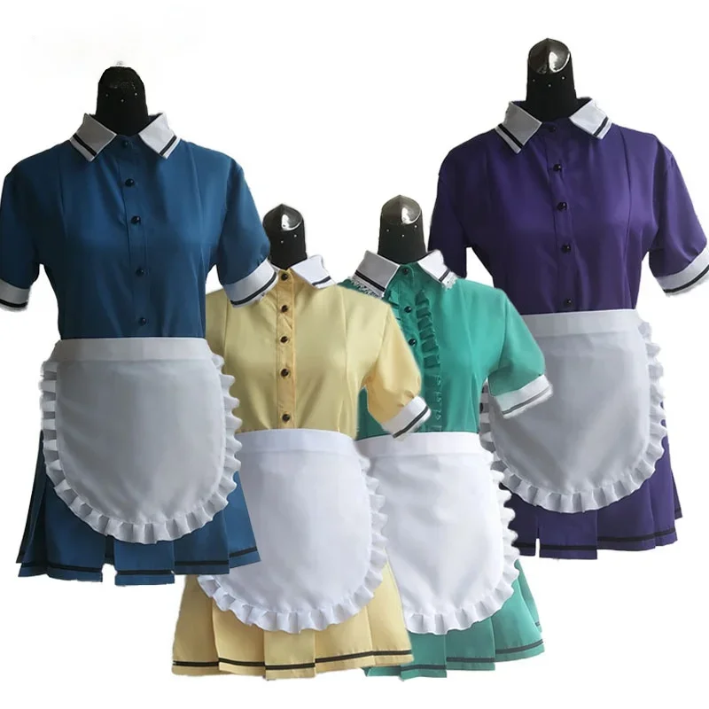 Maid Cafe Professional Maid Outfit Japan Movie Actress Cute Dress Up Costume Short Sleeve Knee Skirt Cosplay clothes
Maid Cafe Professional Maid Outfit Japan Movie Actress Cute Dress Up Costume Short Sleeve Knee Skirt Cosplay clothes