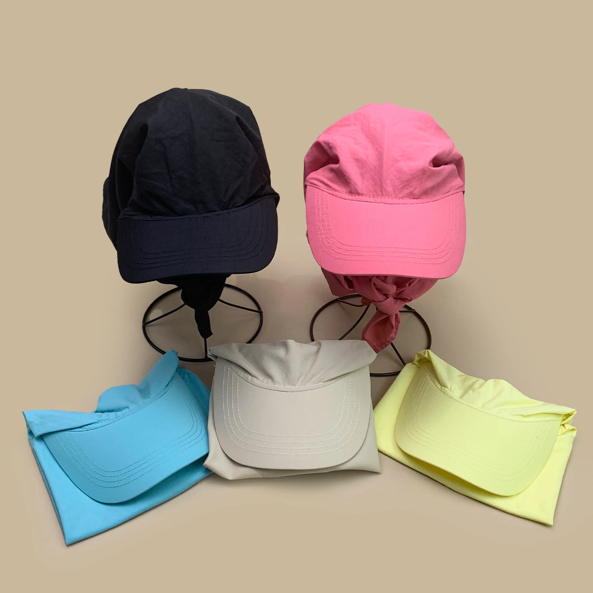 Niche Solid Simple Turban Visors Hats New Unisex Breathable Korean Sunshade Sweet Versatile Quick Drying Fashion ins Peaked Caps
Niche Solid Simple Turban Visors Hats New Unisex Breathable Korean Sunshade Sweet Versatile Quick Drying Fashion ins Peaked Caps