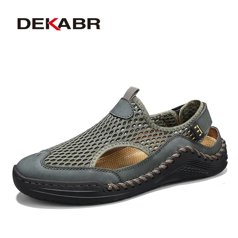 DEKABR Summer New Men's Sandals Mesh Breathable Beach Shoes Outdoor Non-slip Soft-Soled Shoes Men
DEKABR Summer New Men's Sandals Mesh Breathable Beach Shoes Outdoor Non-slip Soft-Soled Shoes Men