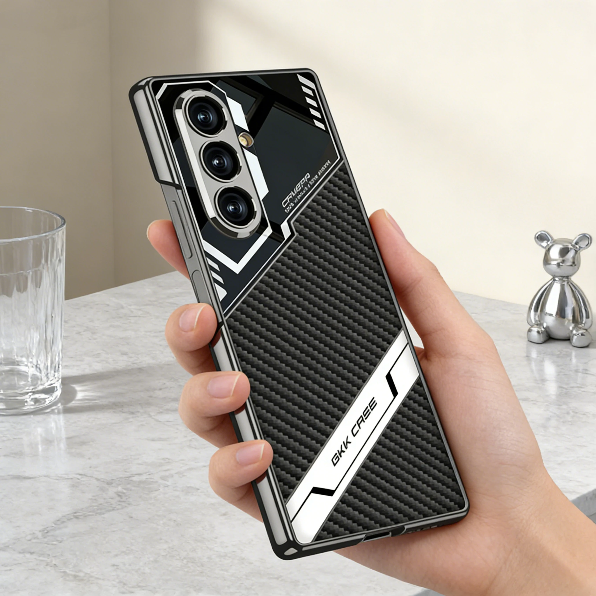 Чехол для Samsung Galaxy Z Fold 7/6: Роскошный, модный, с металлической рамкой, кожаной отделкой и защитным стеклом для внешнего экрана. Пластиковый чехол для Galaxy Z Fold7.
Чехол для Samsung Galaxy Z Fold 7/6: Роскошный, модный, с металлической рамкой, кожаной отделкой и защитным стеклом для внешнего экрана. Пластиковый чехол для Galaxy Z Fold7.