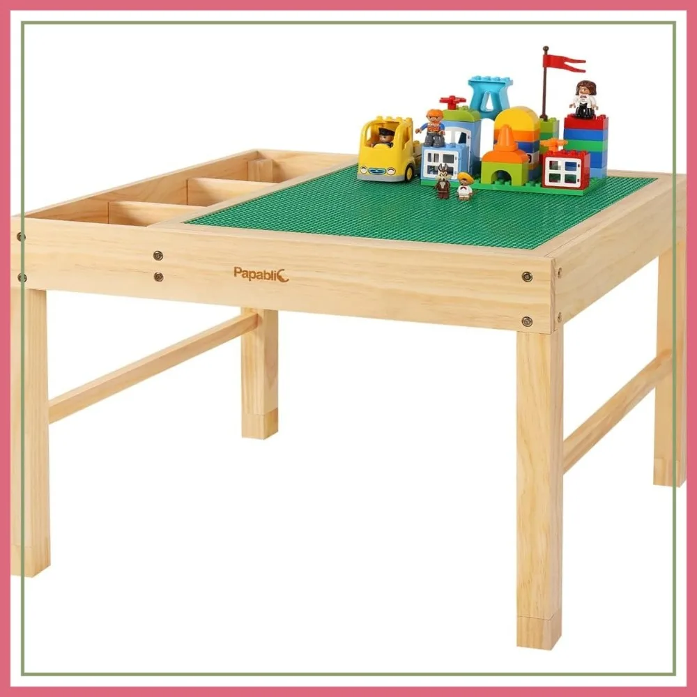 2-in-1 Activity Table with Large Storage, Compatible with Building Blocks, Ideal Gift for Boys & Girls
2-in-1 Activity Table with Large Storage, Compatible with Building Blocks, Ideal Gift for Boys & Girls
