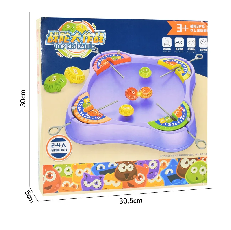 2-4 Players Family Party Game Kids Battle Gyroscope Interactive Educational Toy
2-4 Players Family Party Game Kids Battle Gyroscope Interactive Educational Toy