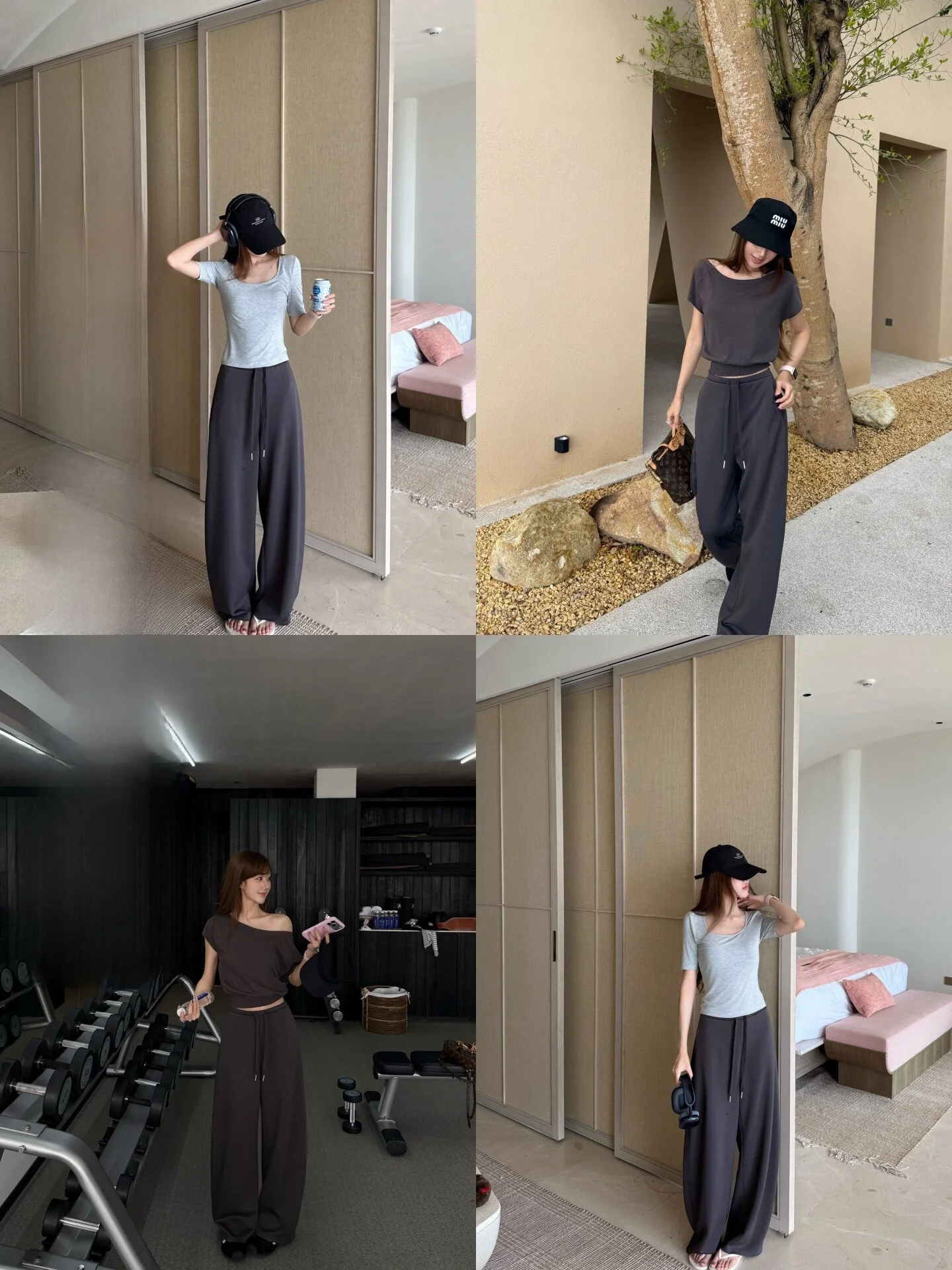 High Waist Straight Leg Casual Pants Deep Grey Belt Design Leisure Trousers Simple Style Women's Fashion Polyester Fiber
High Waist Straight Leg Casual Pants Deep Grey Belt Design Leisure Trousers Simple Style Women's Fashion Polyester Fiber