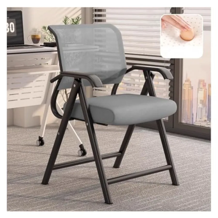 Steel Folding Chair - Mesh Office Chair with Lumbar Support - Waiting Room Chairs - for School Classroom Training Meeting Room
Steel Folding Chair - Mesh Office Chair with Lumbar Support - Waiting Room Chairs - for School Classroom Training Meeting Room