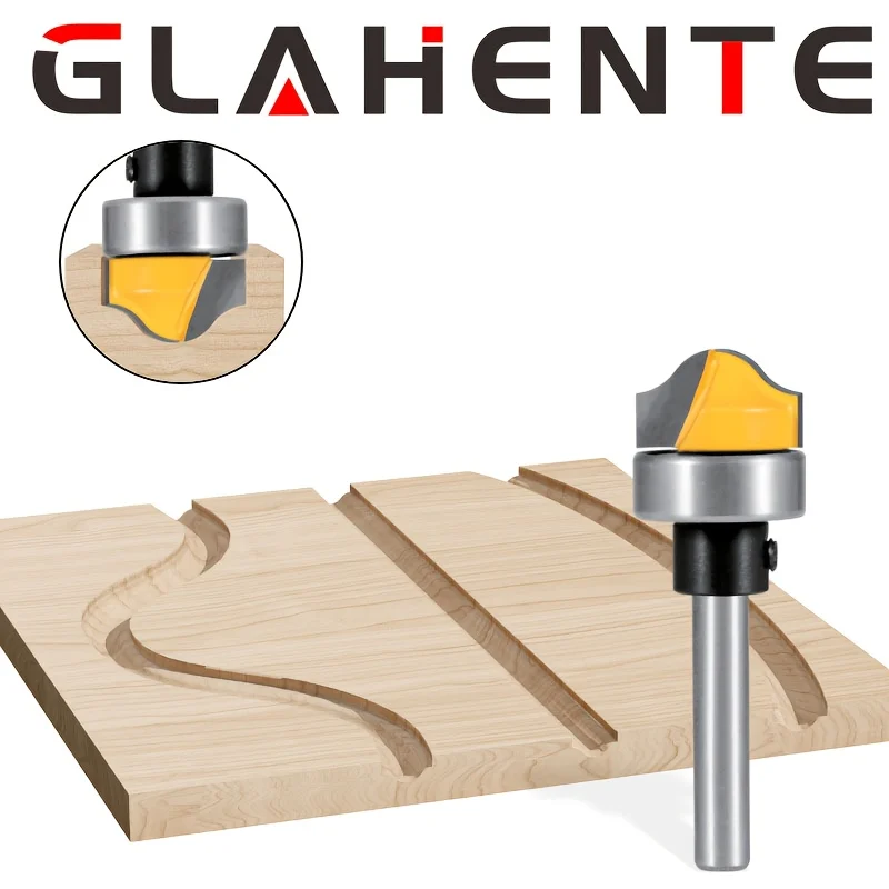  1 шт., фреза с хвостовиком 8 мм, с подшипником - заподлицо и профилировка кромок для деревообработки
1 шт., фреза с хвостовиком 8 мм, с подшипником - заподлицо и профилировка кромок для деревообработки 