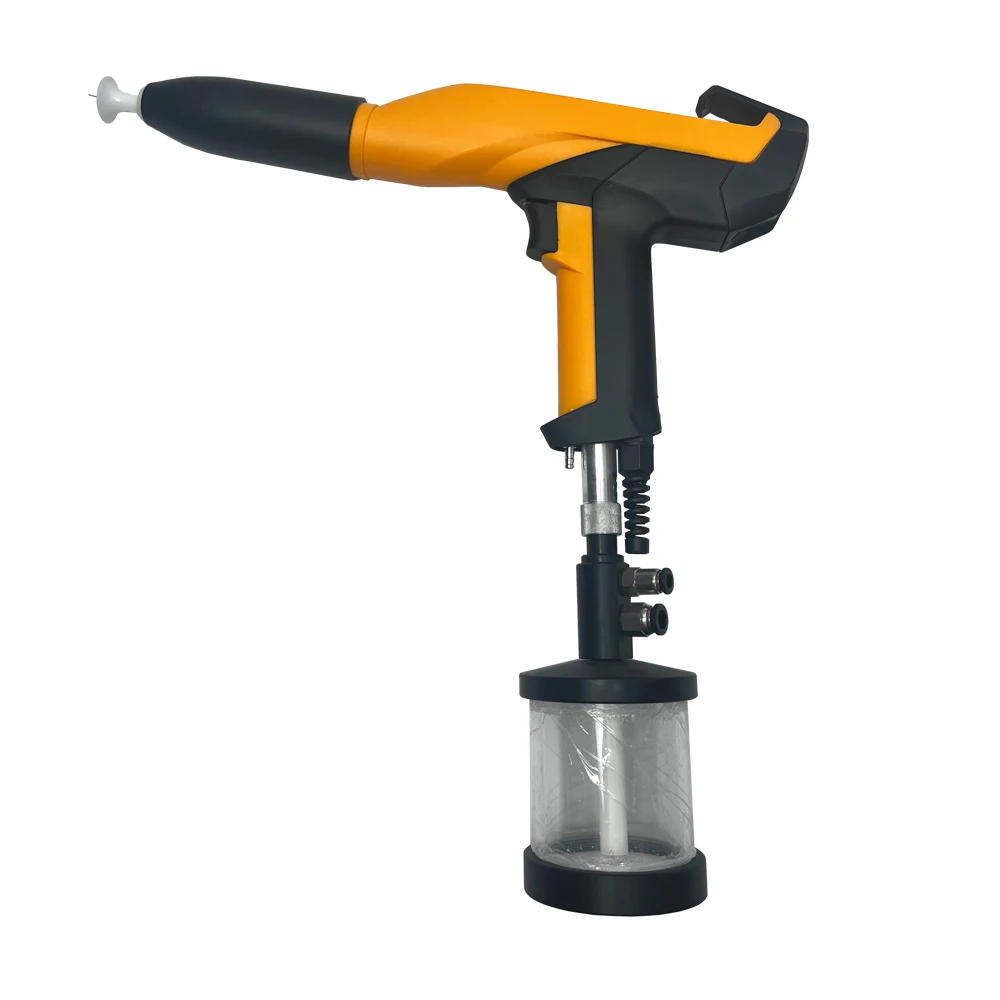 Portable Powder Coating Machine's Spray Gun with Glass Cup Hopper
Portable Powder Coating Machine's Spray Gun with Glass Cup Hopper