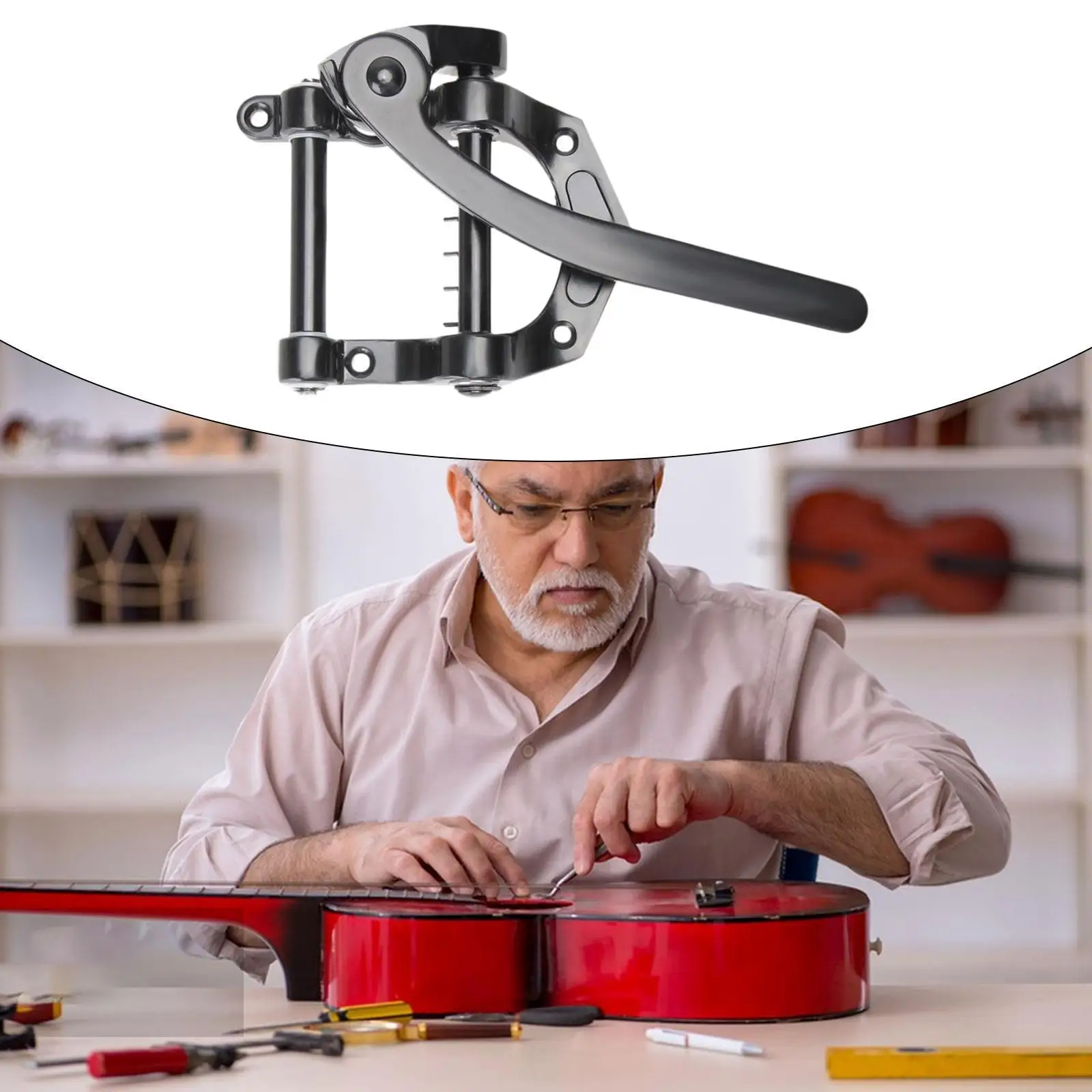 Guitar Tailpiece Bridge Guitar Accessories Tremolo Bridge Professional Musical Instrument Accessory Electric Guitar Tremolo Arm
Guitar Tailpiece Bridge Guitar Accessories Tremolo Bridge Professional Musical Instrument Accessory Electric Guitar Tremolo Arm