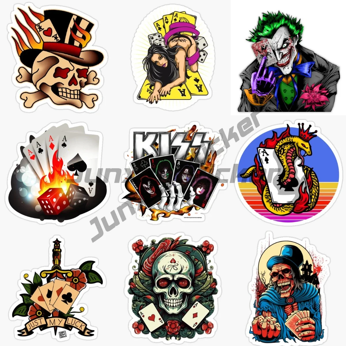 Poker Car Sticker Decorative Vinyl Self-adhesive Waterproof Self-adhesive Decal Car Accessories
Poker Car Sticker Decorative Vinyl Self-adhesive Waterproof Self-adhesive Decal Car Accessories