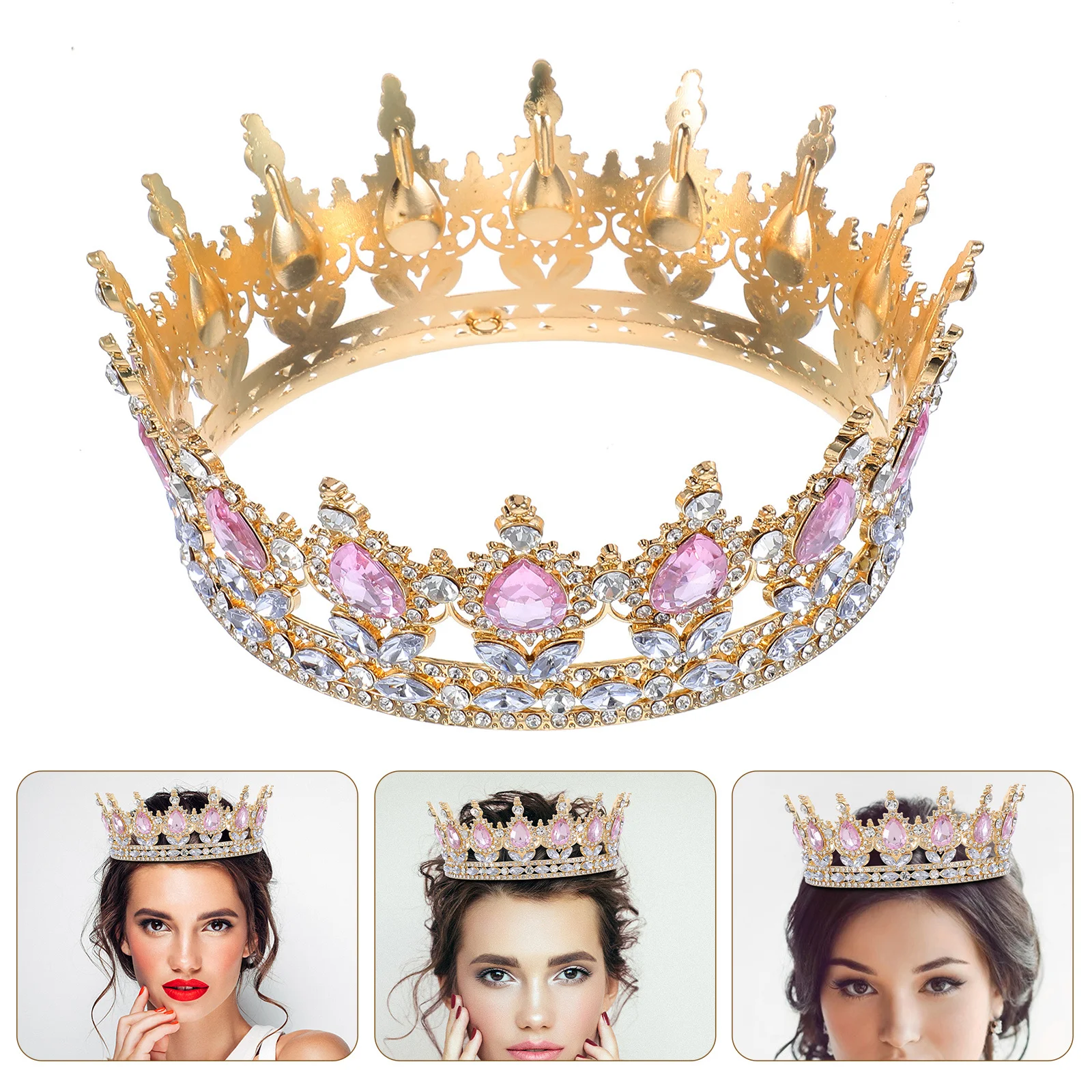 SAFIGLE Women's Bridal Rhinestone Princess Hair Accessory Wedding Party Jewelry Vintage Elegant Headpiece for Bride Bridesmaid
SAFIGLE Women's Bridal Rhinestone Princess Hair Accessory Wedding Party Jewelry Vintage Elegant Headpiece for Bride Bridesmaid