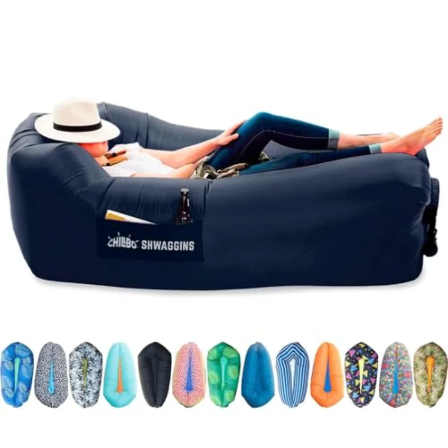 Inflatable Couch Unique Designs - No-Pump Setup Ripstop Polyester Stability Pegs Fun Prints - Portable Air Inflatable Lounger f
Inflatable Couch Unique Designs - No-Pump Setup Ripstop Polyester Stability Pegs Fun Prints - Portable Air Inflatable Lounger f