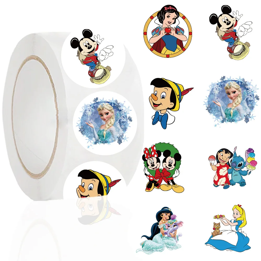 500Pcs/Roll Disney Cartoon Mickey Mouse Princess Roll Stickers DIY For Laptop Cup Decals Decoration Stiker Reward Gift Kids Toys
500Pcs/Roll Disney Cartoon Mickey Mouse Princess Roll Stickers DIY For Laptop Cup Decals Decoration Stiker Reward Gift Kids Toys